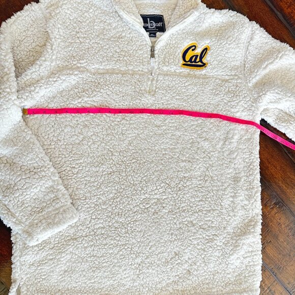 XL Off White CAL Sherpa Sweater - Picture 3 of 4